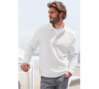 Sweatshirt JOHN DEVIN, Herren, Gr. XL (56/58), weiß (sanftes weiß), Sweatware, Obermaterial: 100% Baumwolle, unifarben, regular fit, Rundhals, angesetztes Bündchen, Sweatshirts Sweatshirt, Langarm, Pu