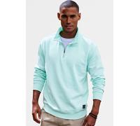 Sweatshirt JOHN DEVIN, Herren, Gr. XXL (60/62), grün (mint), angeraute Sweatware, Obermaterial: 60% Baumwolle, 40% Polyester, unifarben, regular fit normal, Rundhals, angesetztes Bündchen, Sweatshirts
