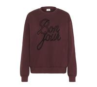 Sweatshirt KAFFE "Damen Sweatshirt KAberta", Damen, Gr. XS, braun (fudge), Obermaterial: 65% Baumwolle CO. 35% Polyester PES., Sweatshirts Sweatshirt (55870957-XS) fudge