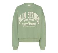 Sweatshirt KAFFE "Damen Sweatshirt KAsussi", Damen, Gr. XL, grün (sea spray), Obermaterial: 67% Baumwolle CO. 33% Polyester PES., Sweatshirts Sweatshirt (69175839-XL) sea spray