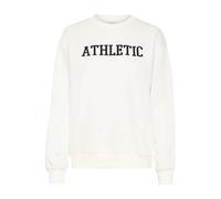 Sweatshirt KAFFE "Sweatshirt KAviola", Damen, Gr. XL, weiß (chalk), Obermaterial: 85% Baumwolle CO. 15% Polyester PES., Sweatshirts Sweatshirt (48942367-XL) chalk