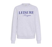 Sweatshirt KAFFE "Sweatshirt KAjamie", Damen, Gr. M, light grau melange, Obermaterial: 85% Baumwolle CO. 15% Polyester PES., Sweatshirts Sweatshirt (70503203-M) light grau melange