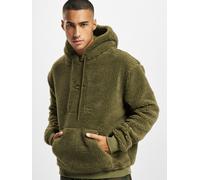 Sweatshirt KARL KANI "Karl Kani Herren KM213-064-1 Small Signature Teddy Hoodie", Herren, Gr. XXL, schwarzgrün, 100% Polyester, unifarben, ohne Ausschnitt, Sweatshirts Sweatshirt (82060443-XXL) schwar