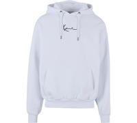 Sweatshirt KARL KANI "Karl Kani Herren KM232-037-2 KK Small Signature Print Sweatshirt", Herren, Gr. XL, weiß, 80% Baumwolle, 20% Polyester, Sweatshirts Sweatshirt (30676858-XL)
