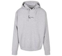 Sweatshirt KARL KANI "Karl Kani Männer KKMQ32061GRY Small Signature Hoodie ash grey", Herren, Gr. XS, grau, 80% Baumwolle, 20% Polyester, Sweatshirts Sweatshirt (86997622-XS) grau