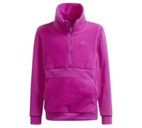 Sweatshirt Kind adidas Designed to Move Fleece Half Zip(Gender Neutral) Rosa 9/10 Jahre
