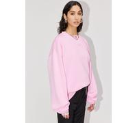Sweatshirt LEGER "Indra, LeGer by Lena Gercke", Damen, Gr. 40, rosa (pink), Sweatware, Obermaterial: 65% Baumwolle, 35% Polyester, normal, Rundhals, Bündchen, Sweatshirts Sweatshirt, Rundhals, lockere