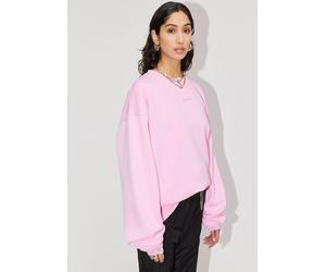 Sweatshirt LEGER "Indra, LeGer by Lena Gercke", Damen, Gr. 40, rosa (pink), Sweatware, Obermaterial: 65% Baumwolle, 35% Polyester, normal, Rundhals, Bündchen, Sweatshirts Sweatshirt, Rundhals, lockere