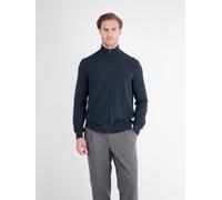 Sweatshirt LERROS "Eleganter Troyer in 2-Tone-Optik aus Baumwollstrickgewebe", Herren, Gr. XL, blau (classic navy), 100% Baumwolle, Sweatshirts Sweatshirt (41300559-XL) classic navy