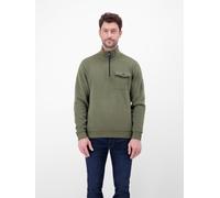 Sweatshirt LERROS "LERROS Herren Troyer, stylisch-legér", Damen, Gr. S, nordic olive, 70% Baumwolle, 30% Polyester, Sweatshirts Sweatshirt (31209824-S)
