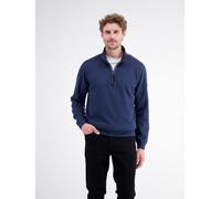 LERROS Hochwertiger Troyer aus Mischgewebe mit feiner Rippstruktur - Storm Blue XL