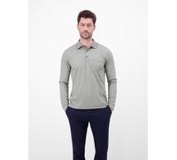 LERROS Langarm Polo mit Brusttasche aus Baumwollmix - Basalt Grey XXL