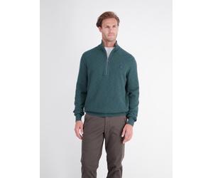 Sweatshirt LERROS "Legerer Troyer aus weichem Baumwollstrickgewebe", Herren, Gr. XXL, grün (cedar grün), 100% Baumwolle, Sweatshirts Sweatshirt (10474629-XXL) cedar grün