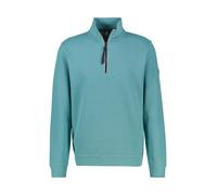 Sweatshirt LERROS "LERROS Herren Sweat-Troyer", Herren, Gr. S, blau (coastal blau), 90% Baumwolle, 10% Polyester, Sweatshirts Sweatshirt (92869013-S)