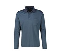 LERROS Langarm Polo mit Brusttasche aus Baumwollmix - Classic Navy S