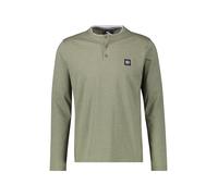LERROS Serafino-Langarmshirt für Herren - Nordic Olive 4XL