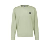 Sweatshirt LERROS "LERROS Urbaner Sweatshirtstyle für Herren", Herren, Gr. 3XL, bleached olive, 50% Baumwolle, 50% Polyester, Sweatshirts Sweatshirt (25029754-XXXL) bleached olive