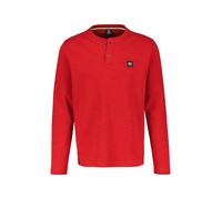 Sweatshirt LERROS "Serafino-Langarmshirt", Herren, Gr. 5XL, rot (urban rot), 70% Baumwolle, 25% Polyester, 5% Elasthan, Sweatshirts Sweatshirt (93717208-5XL)