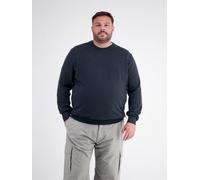 Sweatshirt LERROS "Sweatshirt in sportlicher 2-Tone-Optik", Herren, Gr. 3XL, classic navy, 100% Baumwolle, Sweatshirts Sweatshirt (94095344-XXXL) classic navy
