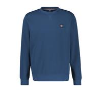 Sweatshirt LERROS "Sweatshirt mit Rundkragen aus Baumwollmix, große Größen", Herren, Gr. 4XL, blau (storm blau), 50% Baumwolle, 50% Polyester, Sweatshirts Sweatshirt (29440530-4XL) storm blau