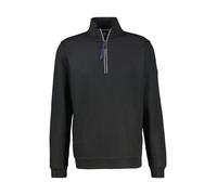 Sweatshirt LERROS "Troyer aus hochwertigem Strickgewebe in großen Größen", Herren, Gr. 6XL, schwarz, 90% Baumwolle, 10% Polyester, Sweatshirts Sweatshirt (93937062-6XL) schwarz