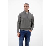 Lerros Sweater SELA Troyer-Kragen Herren XL basaltgrau 90% Baumwolle/10% Polyester