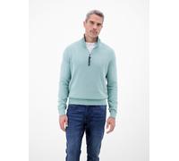 LERROS Troyer aus 100% Baumwolle in Strukturqualität - Arctic Blue L
