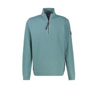 Sweatshirt LERROS "Troyer in Sweatqualität aus Strickmaterial", Herren, Gr. 3XL, arctic blau, 90% Baumwolle, 10% Polyester, Sweatshirts Sweatshirt (85902154-XXXL) arctic blau