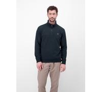 Sweatshirt LERROS "Troyer in Sweatqualität mit Waffelstruktur", Herren, Gr. XL, classic navy, 85% Baumwolle, 13% Polyester, 2% Elasthan, Sweatshirts Sweatshirt (65222224-XL) classic navy