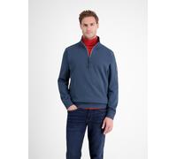 Sweatshirt LERROS "Unifarbener Sweattroyer für Herren", Herren, Gr. M, blau (storm blau), 90% Baumwolle, 10% Polyester, Sweatshirts Sweatshirt (75174905-M)