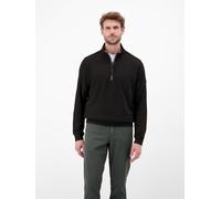 Sweatshirt LERROS "Unifarbener Sweattroyer für Herren", Herren, Gr. S, schwarz, 90% Baumwolle, 10% Polyester, Sweatshirts Sweatshirt (51026350-S)