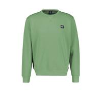 Sweatshirt LERROS "Urbaner Sweatshirtstyle", Herren, Gr. XXL, grün (sage grün), 50% Baumwolle, 50% Polyester, Sweatshirts Sweatshirt (81840948-XXL) sage grün