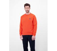 Sweatshirt LERROS "Urbaner Sweatshirtstyle, weiche Haptik", Herren, Gr. 3XL, vivid rot, 50% Baumwolle, 50% Polyester, Sweatshirts Sweatshirt, Unifarbenes Herren-Sweatshirt, hoher Tragekomfort, REGULAR