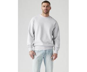 Sweatshirt LEVI'S "AUTHENTIC CREW", Damen, Gr. XXL, grau (light gray htr bros), Sweatware, Obermaterial: 88% Baumwolle, 12% Polyester, regular fit taillenlang, Rundhals, Sweatshirts Sweatshirt, mit Lo