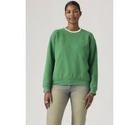 Levis "EVERYDAY CREW SWEATSHIRT", mit kleinem Logo auf der Brust (86891569-M) pine grün brushed fleece