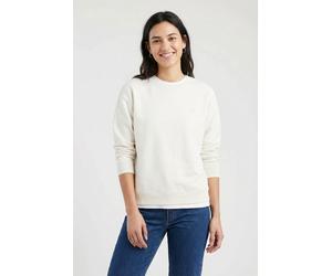 Sweatshirt LEVI'S "EVERYDAY CREW SWEATSHIRT", Damen, Gr. M, beige (sugar swizzle), Sweatware, Obermaterial: 58% Baumwolle, 42% Polyester, unifarben, regular fit normal, Rundhals, Bündchen, Sweatshirts