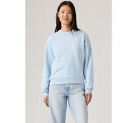 Sweatshirt LEVI'S "GR HERITAGE SPORT", Damen, Gr. S (36), blau (crew well worn legen blau), Sweatware, Obermaterial: 100% Baumwolle, normal hüftlang, Rundhals, Bündchen, Sweatshirts Sweatshirt, mit St