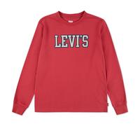 Sweatshirt LEVI'S KIDS "LVB 1873 PREP LS TEE", Jungen, Gr. 14 (164), rot (cardinal), Sweatware, Obermaterial: 100% Baumwolle, bedruckt, hüftbedeckend, Rundhals, Bündchen, Sweatshirts Sweatshirt, aus B