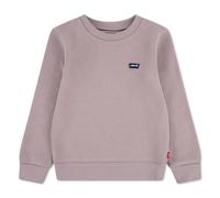 Sweatshirt LEVI'S KIDS "LVB MINI LOGO CREWNECK SWEAT", Jungen, Gr. 3 (98), quail, Sweatware, Obermaterial: 60% Baumwolle, 40% Polyester, regular fit normal, Rundhals, Rippbündchen, Sweatshirts Sweatsh