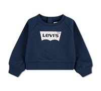 Sweatshirt LEVI'S KIDS "LVG FLORAL BATWING CREW", Mädchen, Gr. 36M (98), big dipper, Sweatware, Obermaterial: 60% Baumwolle, 40% Polyester, bedruckt, normal normal, Rundhals, Bündchen, Sweatshirts Swe