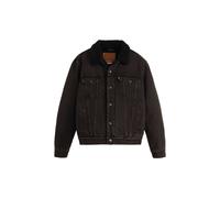 Kurzjacke LEVI'S "SHERPA", Herren, Gr. L, built to last sherpa, Denim/Jeans, Obermaterial: 100% Baumwolle, casual, Langarm 1-Knopf-Manschette mit Druckknopf, Jacken, mit Sherpa Fütterung (69648004-L) 