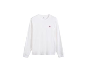 Sweatshirt LEVI'S "Sweatshirt LS Original Housemark Tee 1er Pack", Herren, Gr. XL, weiß, Obermaterial: 100% Baumwolle CO., Sweatshirts Sweatshirt (43747735-XL) weiß