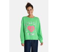 Sweatshirt LIEBLINGSSTÜCK "BibiL", Damen, Gr. XS, 549, apple grün, 100% Baumwolle, normal, Rundhals, Sweatshirts Sweatshirt, aus 100% Baumwolle (98831725-XS)