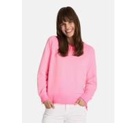 Sweatshirt LIEBLINGSSTÜCK "NavyEP", Damen, Gr. XS, pink (lovely pink), Sweatware, Obermaterial: 100% Baumwolle, clean, unifarben, normal, Rundhals, Raglanärmel Rippbündchen, Sweatshirts Sweatshirt, mi