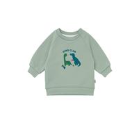 Sweatshirt LILIPUT "Dino Club", Jungen, Gr. 110/116, grün, 80% Baumwolle, 20% Polyester, bedruckt, normal, Rundhals, Sweatshirts Sweatshirt, mit süßem Print (71810068-110) grün