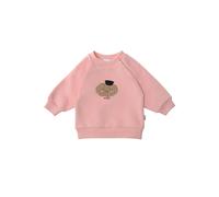Sweatshirt LILIPUT "Franzbrötchen", Mädchen, Gr. 110/116, rosa, 80% Baumwolle, 20% Polyester, bedruckt, normal, Rundhals, Sweatshirts Sweatshirt, mit niedlichem Frontprint (69657641-110) rosa