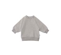 Sweatshirt LILIPUT "grau melange", Mädchen, Gr. 110/116, grau (grau, meliert), 80% Baumwolle, 20% Polyester, meliert, normal, ohne Ausschnitt, Sweatshirts Sweatshirt, mit elastischen Rippbündchen (706