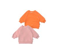 Sweatshirt LILIPUT, Mädchen, Gr. 110/116, orange, 80% Baumwolle, 20% Polyester, unifarben, normal, Rundhals, Sweatshirts Sweatshirt, mit Bündchen an den Ärmeln (59583127-110) orange