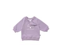 Sweatshirt LILIPUT "Petit Croissant", Mädchen, Gr. 134/140, lila (flieder), 80% Baumwolle, 20% Polyester, bedruckt, normal, Rundhals, Sweatshirts Sweatshirt, mit niedlichem Aufdruck (70763704-134) fli
