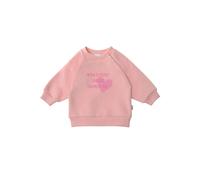 Sweatshirt LILIPUT "Wenn es regnet sind alle Schaukeln frei", Mädchen, Gr. 74/80, rosa, 80% Baumwolle, 20% Polyester, bedruckt, normal, Rundhals, Sweatshirts Sweatshirt, mit Rundhalsausschnitt (440287